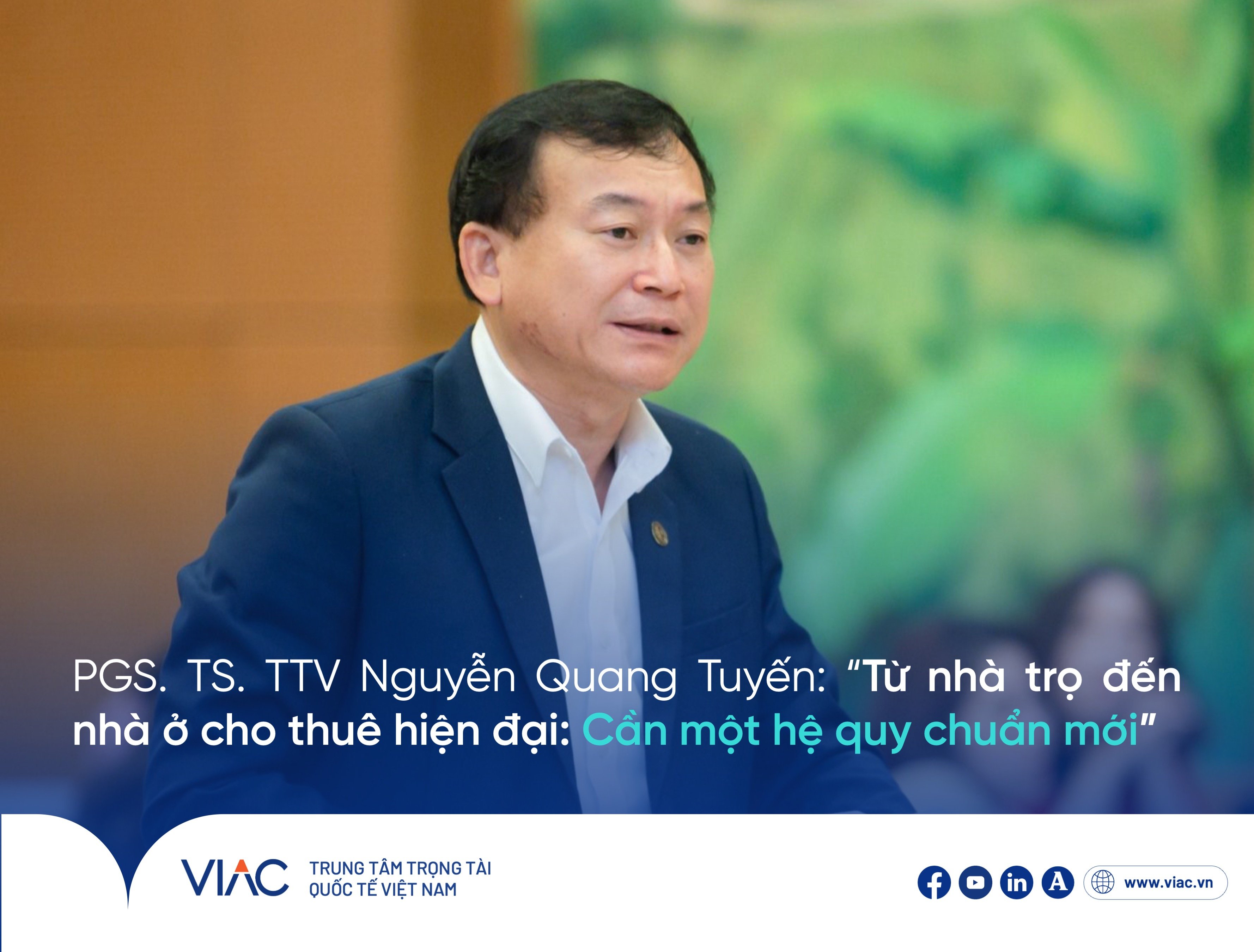 PGS. TS. TTV Nguyễn Quang Tuyến: Từ nhà trọ đến nhà ở cho thuê hiện đại: Cần một hệ quy chuẩn mới